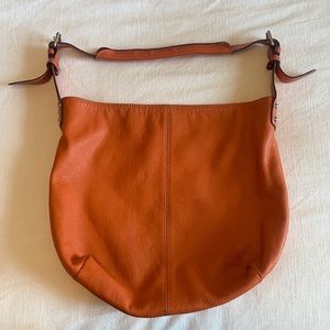 Orange Tignanello shoulder bag